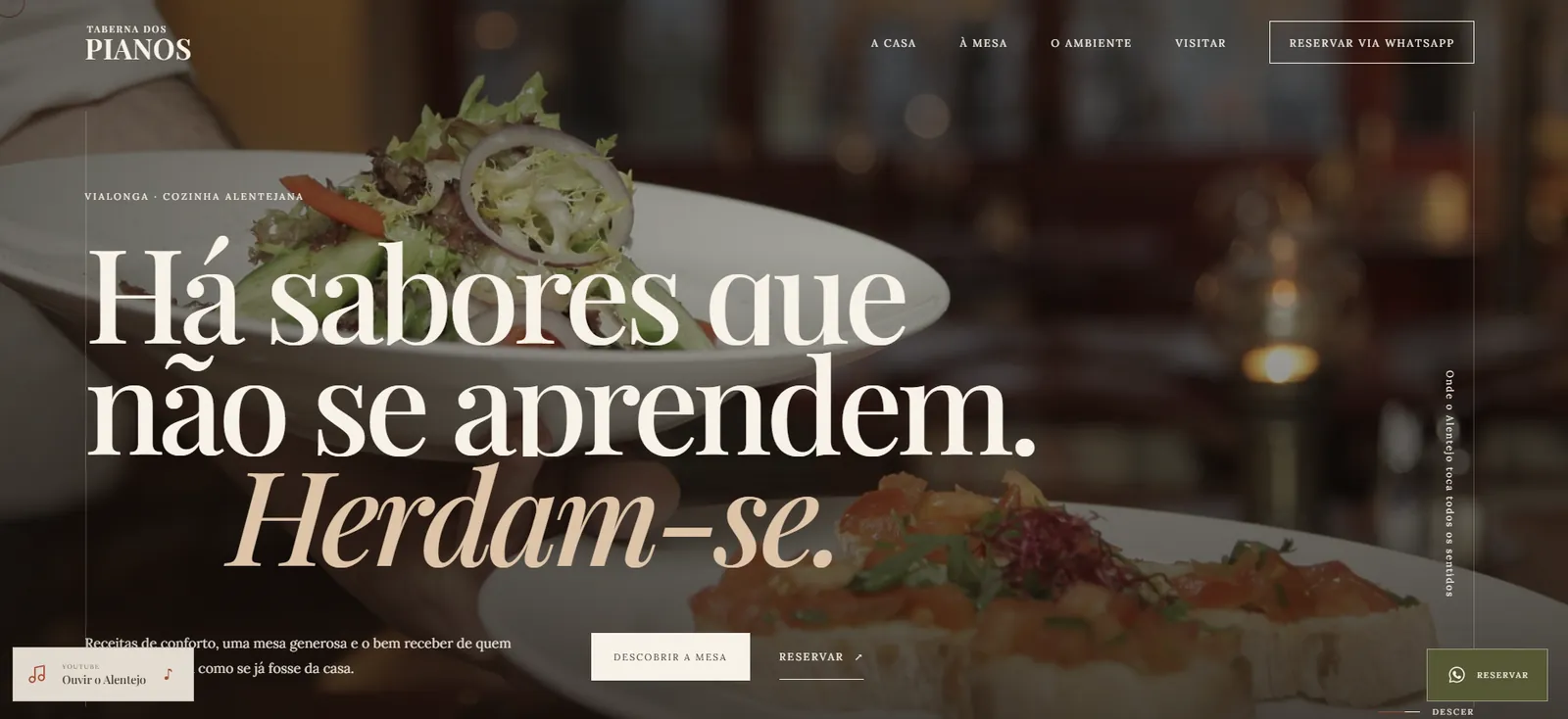 TABERNA DOS PIANOS — website
